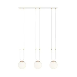 EMIBIG 1115/3 LAMPA WISZĄCA GLAM 3 WHITE/OPAL