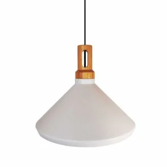 Step into Design ST-5097B Lampa wisząca NORDIC WOODY biało-drewniana 35 cm