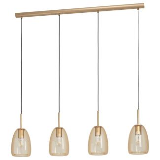 EGLO 98649 LAMPA ALOBRASE OPRAWA WISZĄCA HL/4 E27 MS-GEB/AMBERALOBRASE