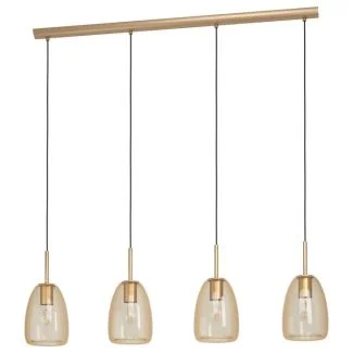EGLO 98649 LAMPA ALOBRASE OPRAWA WISZĄCA HL/4 E27 MS-GEB/AMBERALOBRASE
