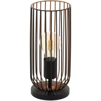 EGLO 49646 TL/1 E27 SCHWARZ/KUPFER ROCCAMENA