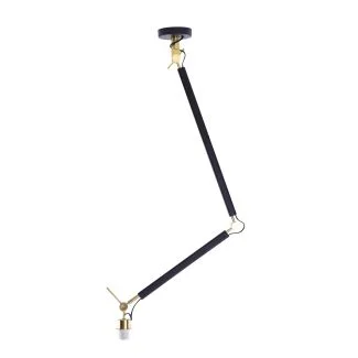AZZARDO AZ4192 ZYTA M PENDANT LAMPBODY BK/GO DECORATIVE PENDANT BLACK / GOLD