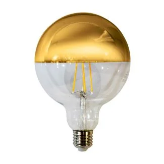 MILAGRO EKZF7812 Żarówka Filamentowa LED 7W G125 E27 GOLD Barwa: Ciepła