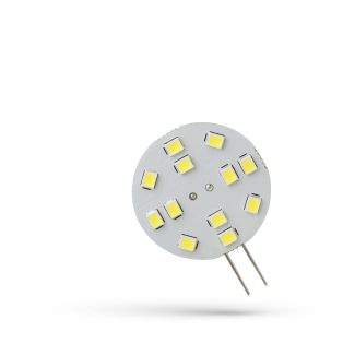 SPECTRUMLED WOJ+13783 ŻARÓWKA LED G4 12V 2W 12 LED CW 30mm