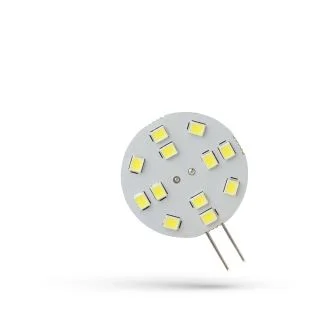 SPECTRUMLED WOJ+13783 ŻARÓWKA LED G4 12V 2W 12 LED CW 30mm