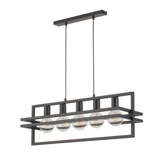 SIGMA 32397 MERCI 5 lampa wisząca czarna