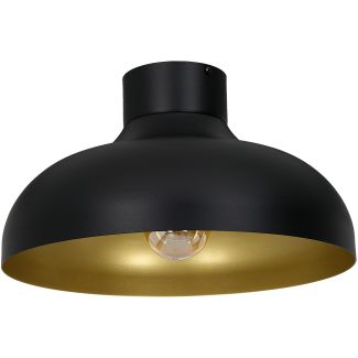 LUMINEX 1538 plafon Basca black/gold 1