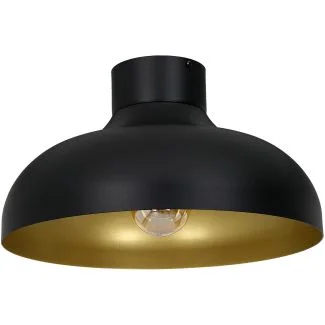 LUMINEX 1538 plafon Basca black/gold 1