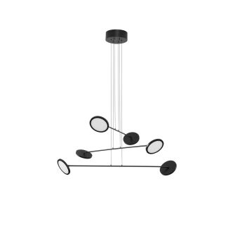 Luces Exclusivas ABOT LE43208 LAMPA WISZĄCA LED czarny