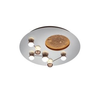 TRIO ZODIAC 644810107 lampa sufitowa srebrny