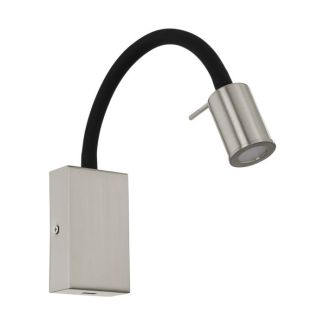 EGLO 96567 LAMPA TAZZOLI OPRAWA ŚCIENNA LED-WL/1 NICKEL-M/SCHWARZ M.USB TAZZOLI