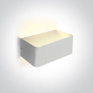 ONE LIGHT 67466B/W/W Geraki 2 biała lampa ścienna LED 3000K 6W IP20