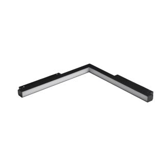 AZZARDO AZ4617 SAGA TRACK MAGNETIC CORNER B 24W MILKY120 3000K BK TECHNICAL TRACK BLACK reflektor do szyny magnetycznej