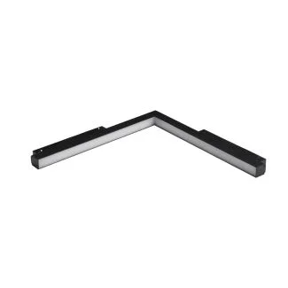 AZZARDO AZ4619 SAGA TRACK MAGNETIC CORNER B 24W MILKY120 4000K BK TECHNICAL TRACK BLACK reflektor do szyny magnetycznej