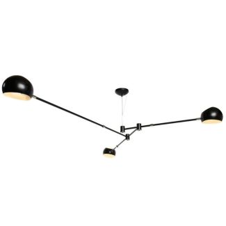 Step into Design ST-5335B-3 BLACK Lampa wisząca ASTRONOMY-3 czarna 175 cm