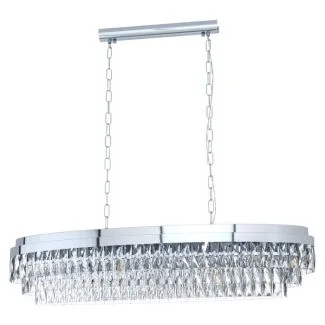 EGLO 39495 LAMPA VALPARAISO 1 OPRAWA WISZĄCA HL/13 E14 CHROM/KRISTALLE VALPARAISO 1