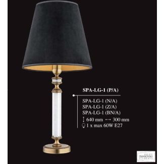 KUTEK SPARONE SPA-LG-1(P/A) lampka biurkowa mosiężna