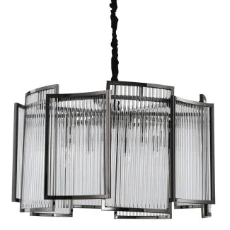 Step into Design MP0098 black Lampa wisząca IMPERIO czarna 80 cm