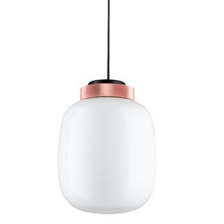 Step into Design 9969P/A white Lampa wisząca BOOM LED biało miedziana 25 cm