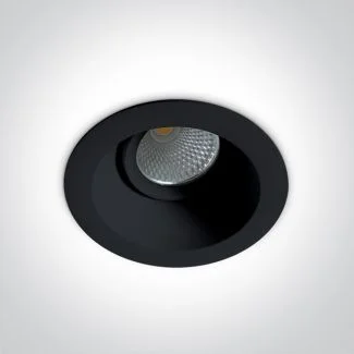 ONE LIGHT 11107FD/B/W Koropi czarny wpust COB LED 3000K 7W dark light