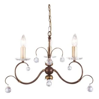 ELSTEAD LUNETTA LUN3 BRONZE 3Lt Chandelier