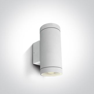 ONE LIGHT 67400E/W Collio 2 biały zewnętrzny cylinder ścienny 2xPAR30, E27 IP65