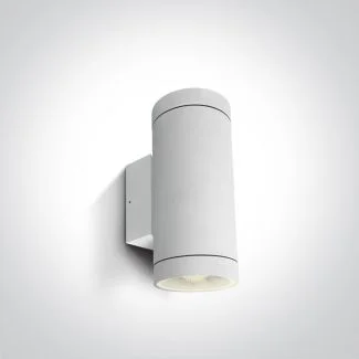 ONE LIGHT 67400E/W Collio 2 biały zewnętrzny cylinder ścienny 2xPAR30, E27 IP65