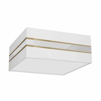MILAGRO MLP7348 LAMPA SUFITOWA KWADRAT ULTIMO WHITE 3XE27 50CM