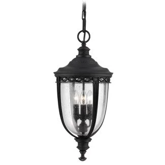 ELSTEAD ENGLISH BRIDLE FE/EB8/L BLK 3Lt Large Chain Lantern