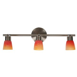 CANDELLUX 93-07387 DROPS LISTWA 3*40W G9 NIKIEL MAT RAINBOW