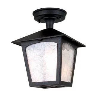 ELSTEAD YORK BL6A BLACK Porch Lantern