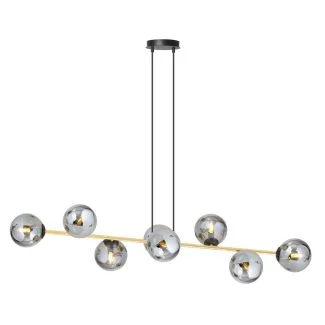 EMIBIG 1237/8 LAMPA WISZĄCA GRAVITY 8 BL GRAFIT