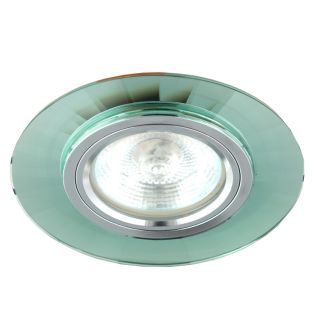 CANDELLUX 2230422 SS-10 CH/GR MR16 CHROM OPR. STROP. STAŁA OKRĄGŁA SZKŁO ZIELONE