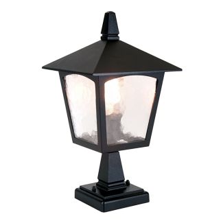 ELSTEAD YORK BL7 BLACK Pedestal Lantern