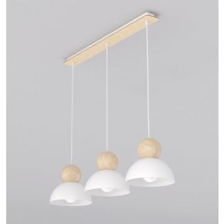 EMIBIG 1677/3 KAKI 3 WHITE LAMPA WISZĄCA
