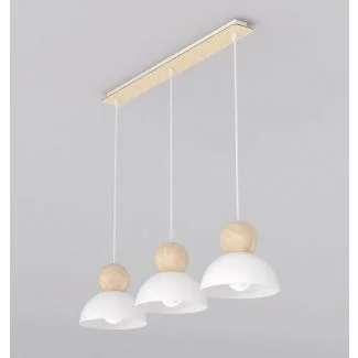 EMIBIG 1677/3 KAKI 3 WHITE LAMPA WISZĄCA