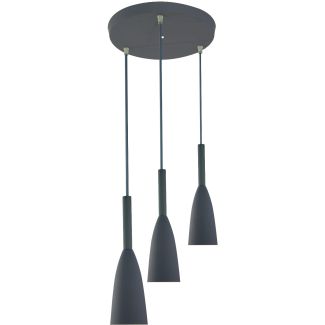 Light Prestige LP-181/3P GR Solin 3 wiszaca szara