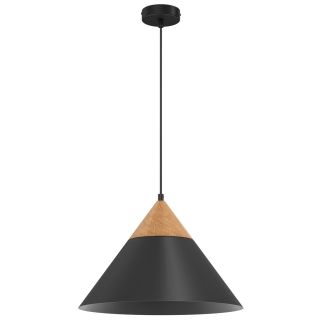 LUMINEX 449 oprawa sufitowa Single żyrandol czarny
