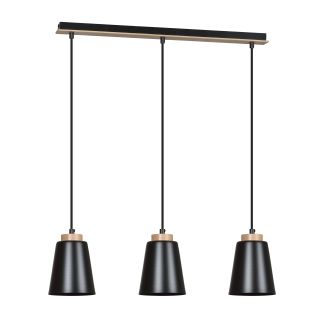 EMIBIG 442/3 BOLERO 3 BLACK LAMPA WISZĄCA
