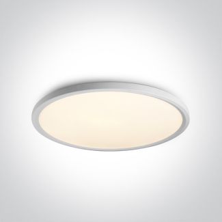 ONE LIGHT 62160FB/W/W Zigos 2 biały plafon LED 3000K 60W