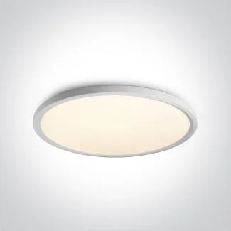 ONE LIGHT 62160FB/W/W Zigos 2 biały plafon LED 3000K 60W
