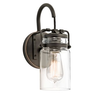 ELSTEAD Brinley KL-BRINLEY1-OZ 1 Light Wall Light - Olde Bronze