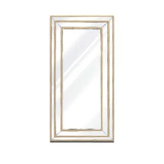 ARTEHOME AH503-W Lustro Sharon 180/90cm glamour złote w formie prostokąta