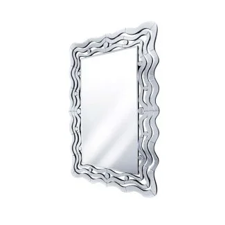 ARTEHOME AH 12025 Lustro Mila 94/127cm w eleganckiej nieregularnej lustrzanej ramie nietuzinkowe