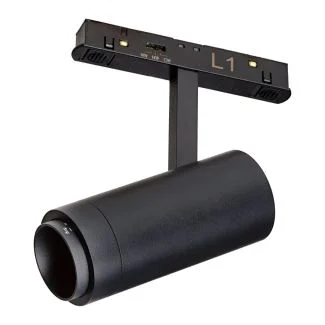 AZZARDO AZ6256 ALFA OPTICA TRACK MAGNETIC 2LINE 12W CCT SWITCH DIM BK