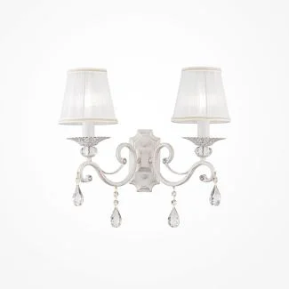 MAYTONI ARM247-02-G Elegant Grace Wall Lamp White with Gold
