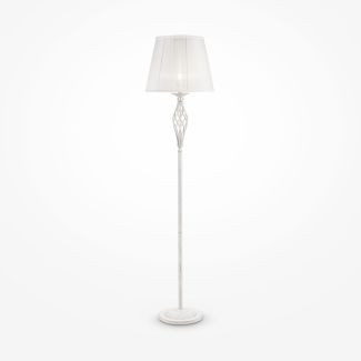 MAYTONI ARM247-11-G Elegant Grace Floor Lamp White with Gold