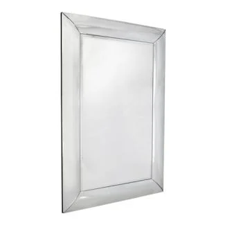 Artehome AH15JZ191-H Lustro prostokątne nowoczesne w lustrzanej ramie Bergamo 80/140 cm