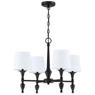 COSMOLIGHT Lampa wisząca AUSTIN P04166BK-WH