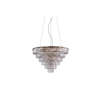 AZZARDO AZ4906 SALERNO XL GO lampa wisząca / lampa sufitowa złoty,transparentny